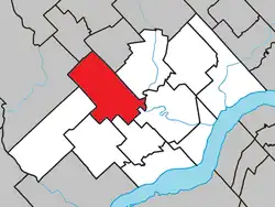 Location within Les Chenaux RCM