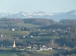 A general view of Saint-Ondras