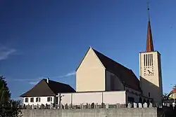 The Church of Saint-Pierre, a Swiss heritage site of national significance