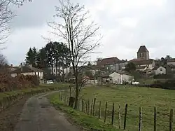 A general view of Saint-Saud-Lacoussière