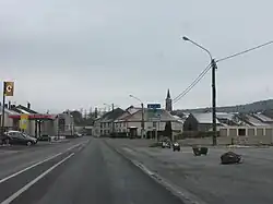 The road into Saint-Thiébault