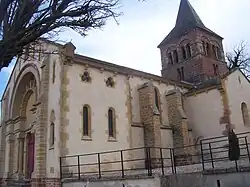 The church in Saint-Agnan