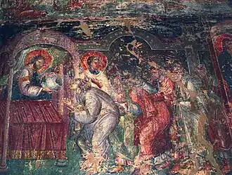 Fresco from Saint Euthymius chapel, Thessaloniki