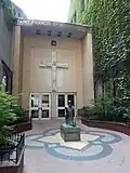 Rear courtyard