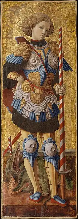 Image 26Saint George, by Carlo Crivelli (from Wikipedia:Featured pictures/Culture, entertainment, and lifestyle/Religion and mythology)