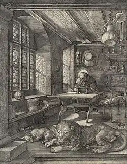 Engraving, Albrecht Dürer 1514
