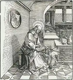St. Madalberta, Abbess of Maubeuge Abbey.