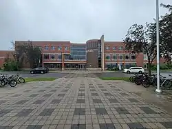 The school entrance