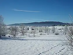 A general view of Saint-Pierre in winter