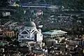 Cathedral of Saint Sava and Partizan Stadium