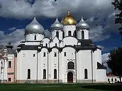 The Saint Sophia Cathedral of Novgorod was one of the first churches which introduced Onion domes[55]