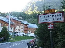 The road into Saint-Colomban-des-Villards
