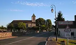 The church in Saints-Geosmes