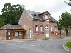 The town hall in Saisseval