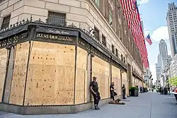 Saks Fifth Avenue in New York City, June 7