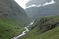 Mountain scenery near Saksun.