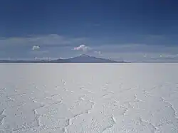 Salt flat in Bolivia