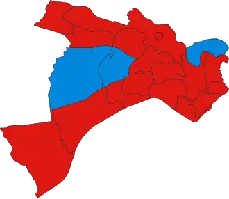 2023 results map