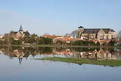 The two churches in Sallertaine