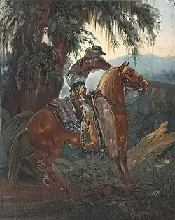 Same type of Jarano with a golden hatband with tassels (1832)