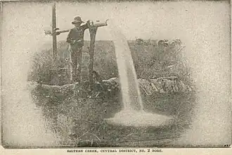 No 2 bore, Saltern Creek, 1899