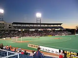 A Syracuse Salty Dogs game at the stadium in 2004.