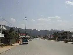 Sam Neua's main street