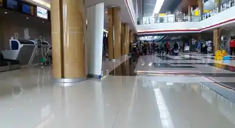 Check-in counters