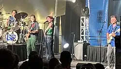 Sammy Rae & The Friends playing at the 2025 NC Folk Fest
