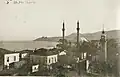 View of Samsun Clock Tower and Great Mosque.