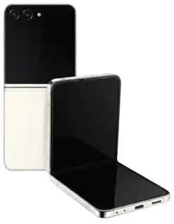The Samsung Galaxy Flip 5 foldable smartphone cover screen
