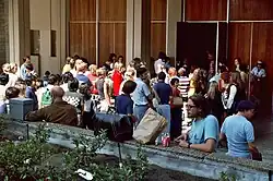 Image 15Convention crowd outside of Golden Hall in 1982 (from San Diego Comic-Con)