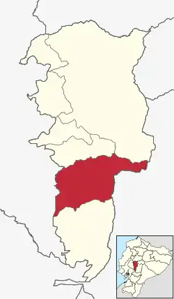 San Miguel Canton in Bolívar Province