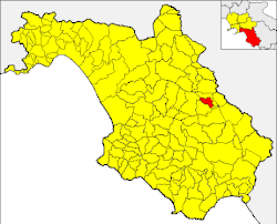 San Pietro al Tanagro within the Province of Salerno
