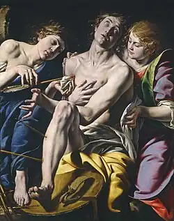 Saint Sebastian Tended by Saint Irene, c. 1620-1630, National Gallery of Art, Washington, D.C.