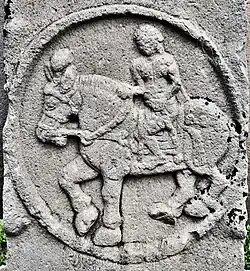 Foreigner on a horse, c. 115 BCE.[41]