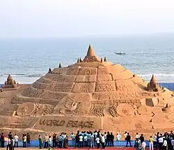 Sand Sculpture By Sudarsana Pattnaik