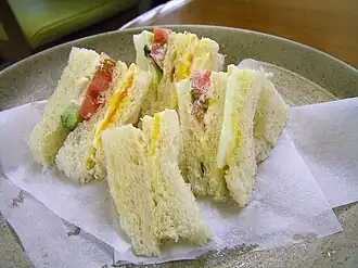 English sandwiches, by 1762[63][64]