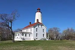 Sandy Hook Light was built in 1764. It is the oldest operating lighthouse in the United States[59]