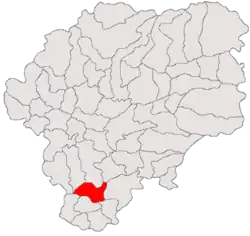Location in Bistrița-Năsăud County