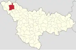 Location in Timiș County
