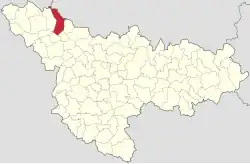 Location in Timiș County
