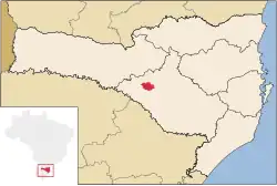 Location of Vargem