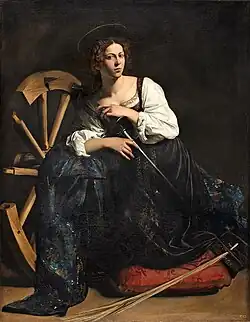 Saint Catherine, Caravaggio