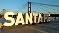Santa Fe City Sign, Argentina