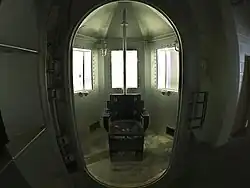 The gas chamber at Penitentiary of New Mexico