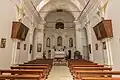 Interior of Church of the Retreat or Santa Maria degli Angeli