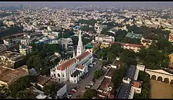 Santhome aerial view