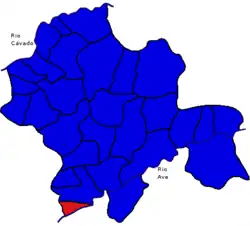 Location of Santo Emilião