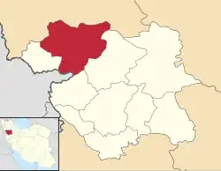 Location of Saqqez County in&nbsp;Kurdistan&nbsp;province